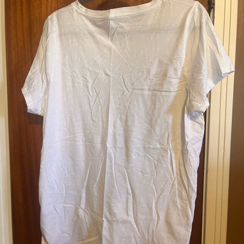 J. Crew White Slub Cotton Tee - Picture 4 of 4